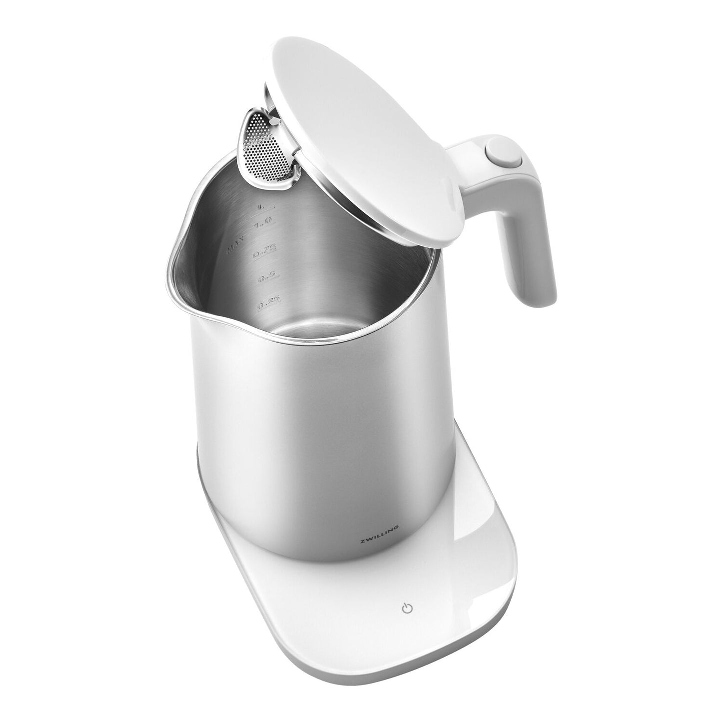 Double-walled electric kettle with adjustable temperature ZWILLING Enfinigy Pro 1.0L 1850W Dubultsienu elektriskā tējkanna ar regulējamu temperatūru ZWILLING Enfinigy Pro 1850W