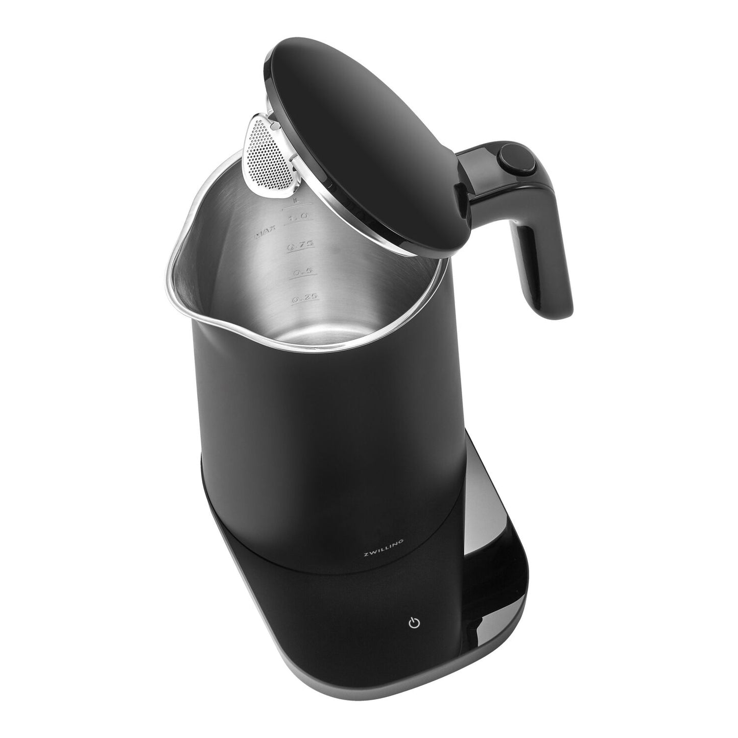 Double-walled electric kettle with adjustable temperature ZWILLING Enfinigy Pro 1.0L 1850W Dubultsienu elektriskā tējkanna ar regulējamu temperatūru ZWILLING Enfinigy Pro 1850W