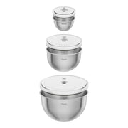 Vakuuma bļodu komplekts ZWILLING FRESH & SAVE Bowls S / M / L, nerūsējošā tērauda