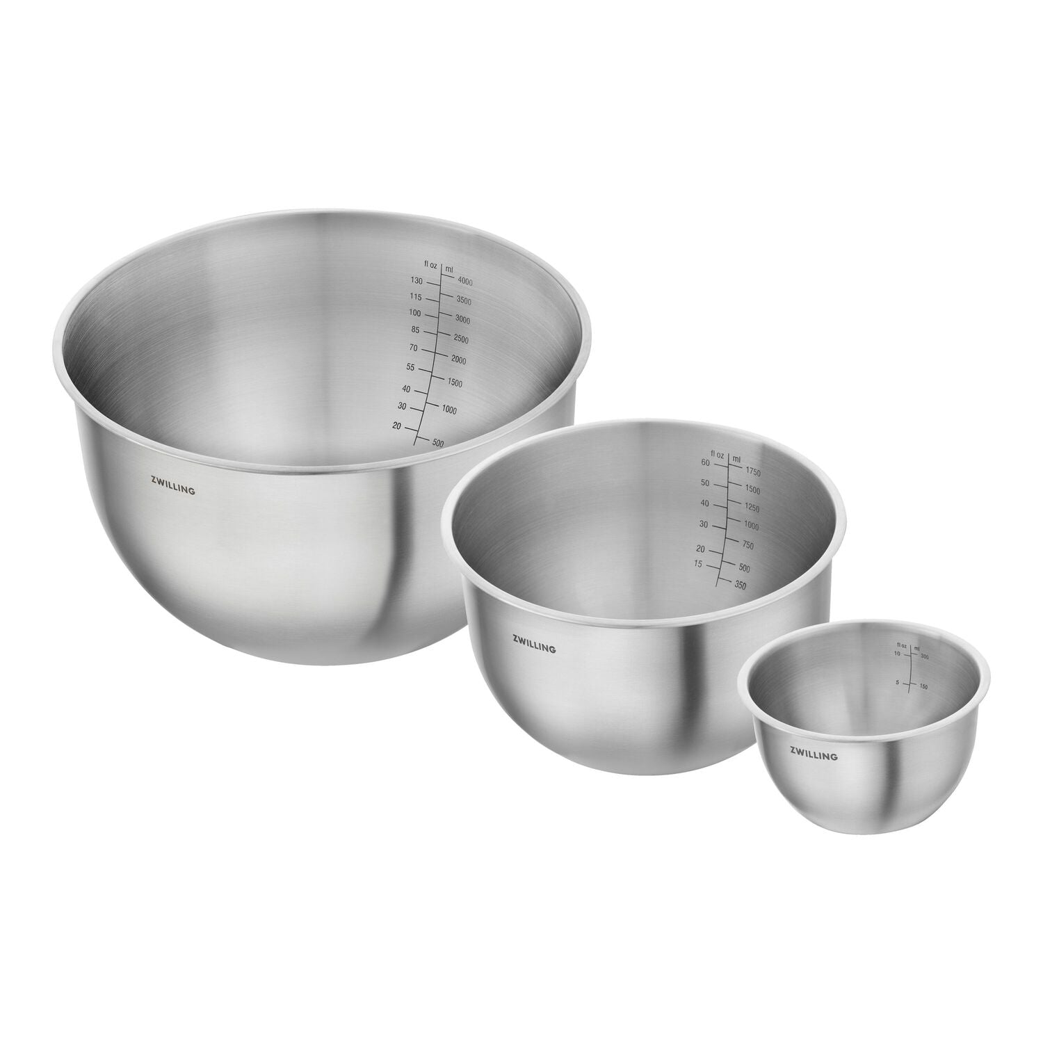 Bļodu komplekts ZWILLING FRESH & SAVE Bowls S / M / L, nerūsējošā tērauda