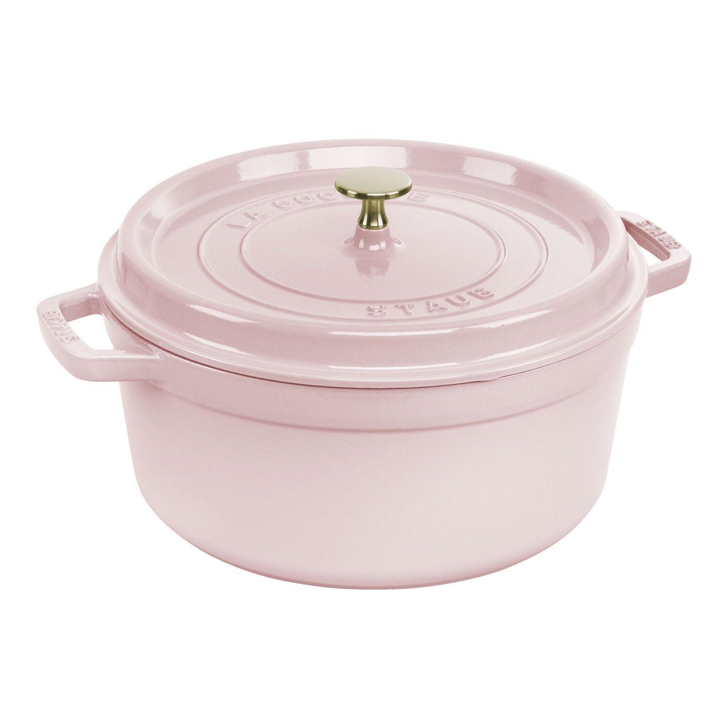 Emaljēts čuguna katls ar vāku 26cm Staub La Cocotte 5.2L rozā