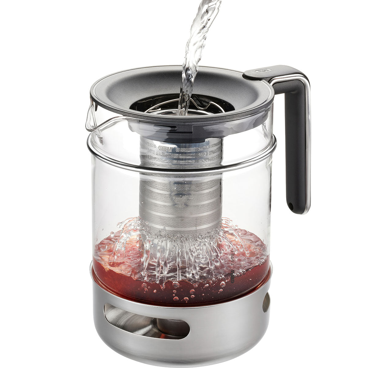 Tējas kanna ar sildplati GEFU T-PREP 1500 ml Tējas kanna ar sildplati GEFU T-PREP 1500 ml