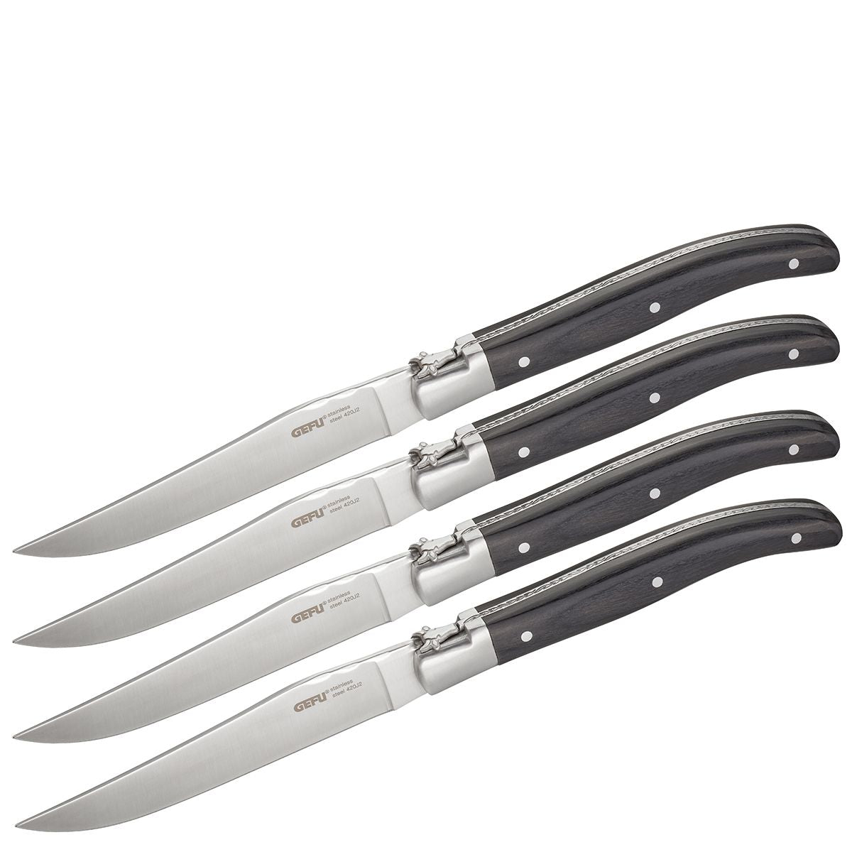 Steak knife set in gift box GEFU BASCO 4 pcs. Steika nažu komplekts dāvanu kārbā GEFU BASCO 4 gab.