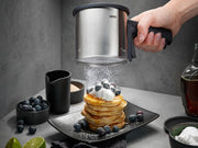 Siets miltu, pūdercukura, kakao sijāšanai GEFU SIVA ar vāciņiem no augšas un apakšas