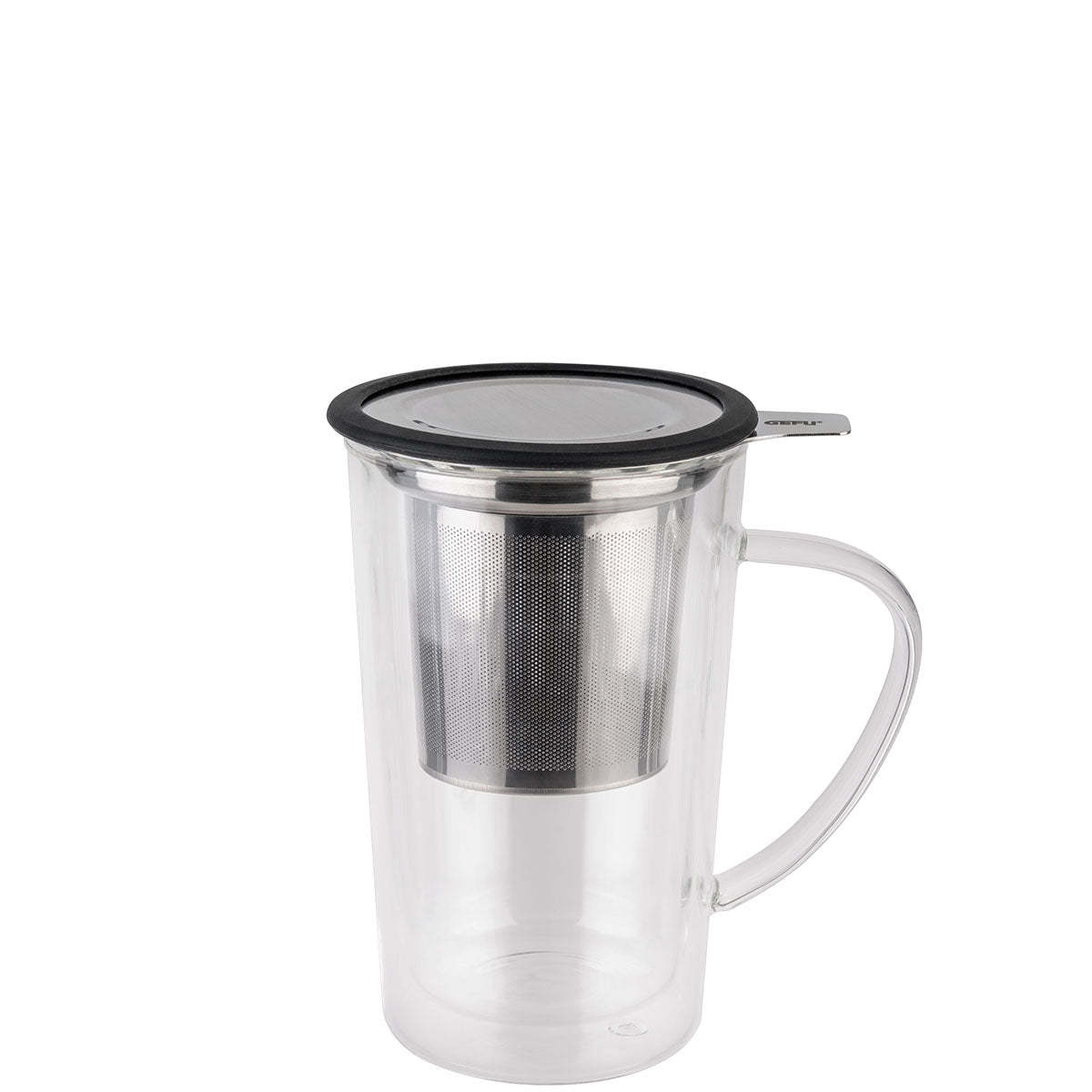 Double-walled tea mug with filter GEFU MIRA Dubultsienu tējas krūze ar filtru GEFU MIRA