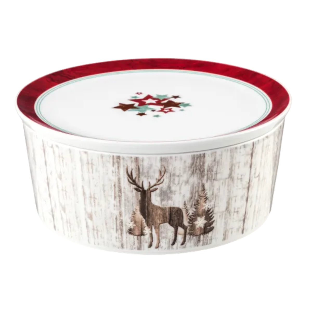 Bļoda ar vāku Seltmann Wieden Life Christmas 21x9 cm, porcelāns