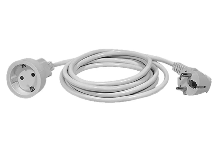 Pagarinātājs 1vieta /5m ar zemējumu 3x1.5 balts EMOS