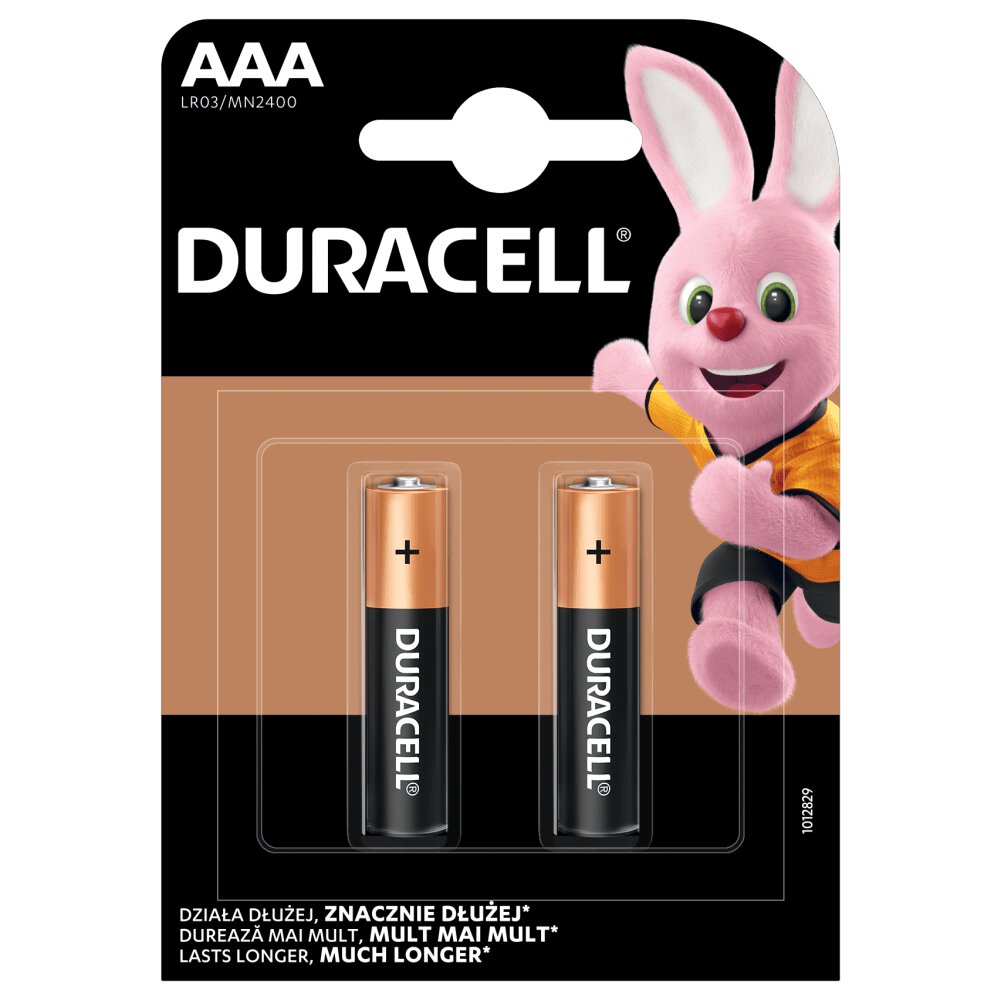 Baterijas DURACELL AAA Alkaline LR03 2gb.