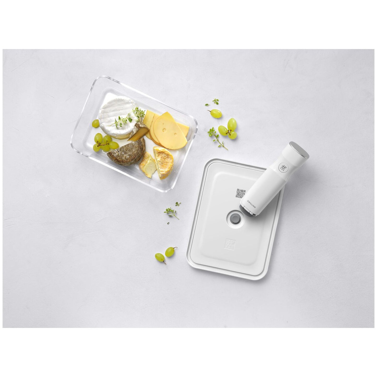 Stikla vakuuma kaste 2.0L ZWILLING FRESH & SAVE, ledusskapim, saldētavai Stikla vakuuma kaste 2.0L ZWILLING FRESH & SAVE, ledusskapim, saldētavai