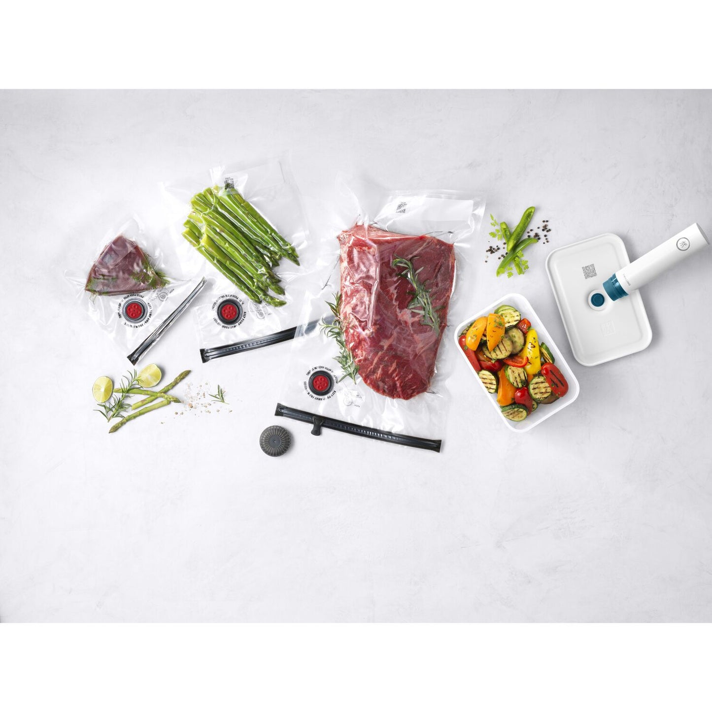 Vakuumā iepakošanas starta komplekts ar sūknīti ZWILLING FRESH & SAVE 7pr. Vakuumā iepakošanas starta komplekts ar sūknīti ZWILLING FRESH & SAVE 7pr.