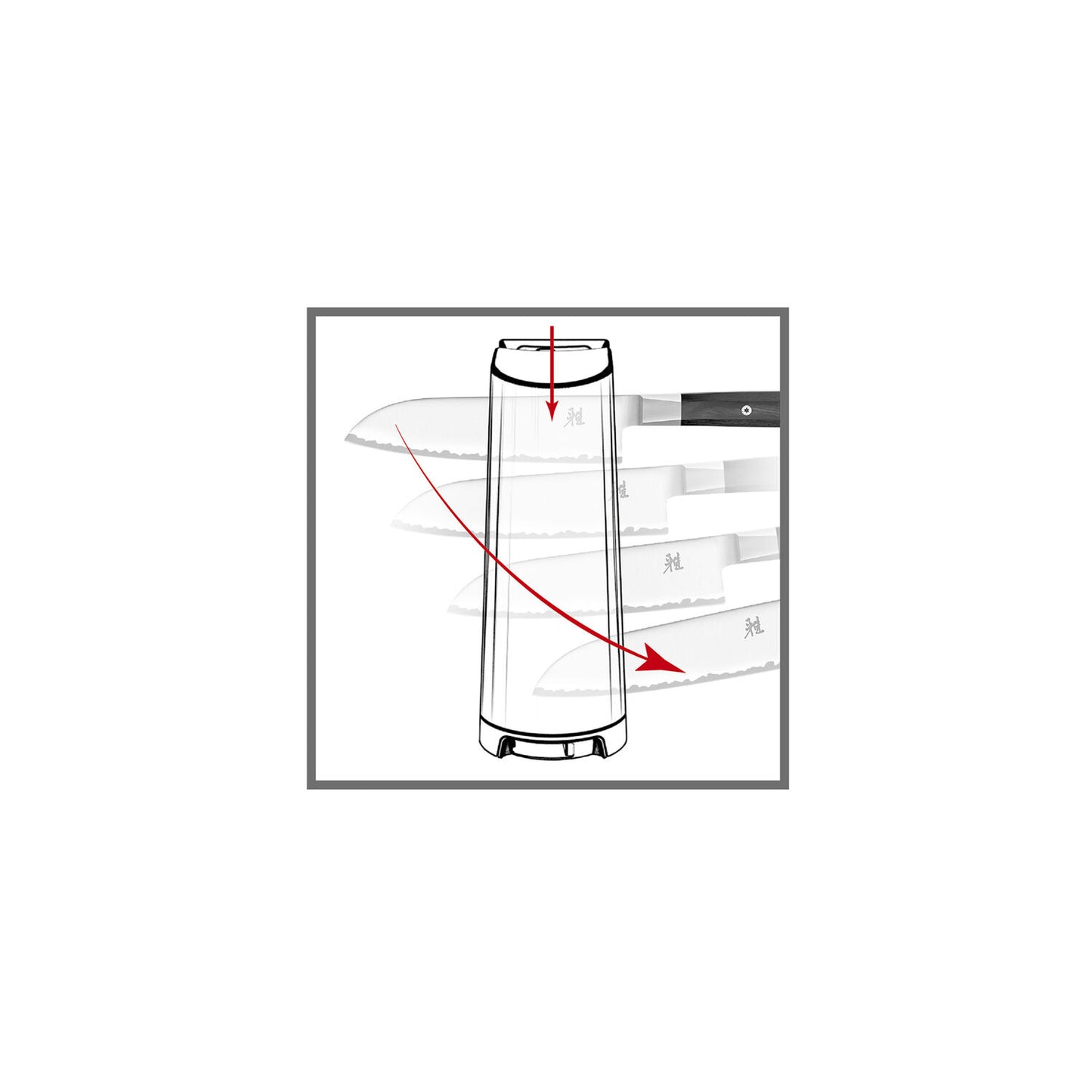 Knife sharpener ZWILLING V-Edge 20 cm for European and Asian blades Nažu asināmais ZWILLING V-Edge 20 cm Eiropas un Āzijas asmeņiem