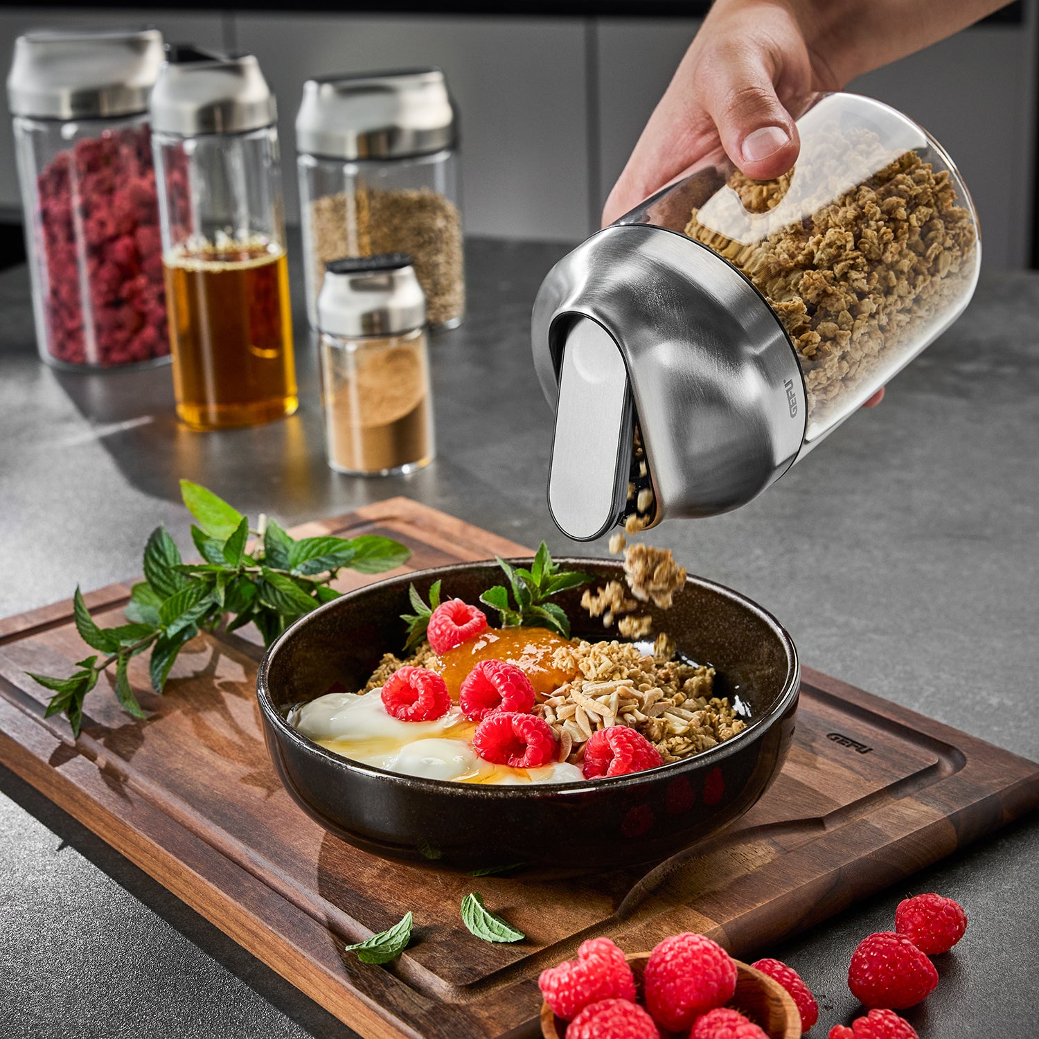 Bakalejas burku komplekts GEFU KIPPO 1000ml, 2 gab.