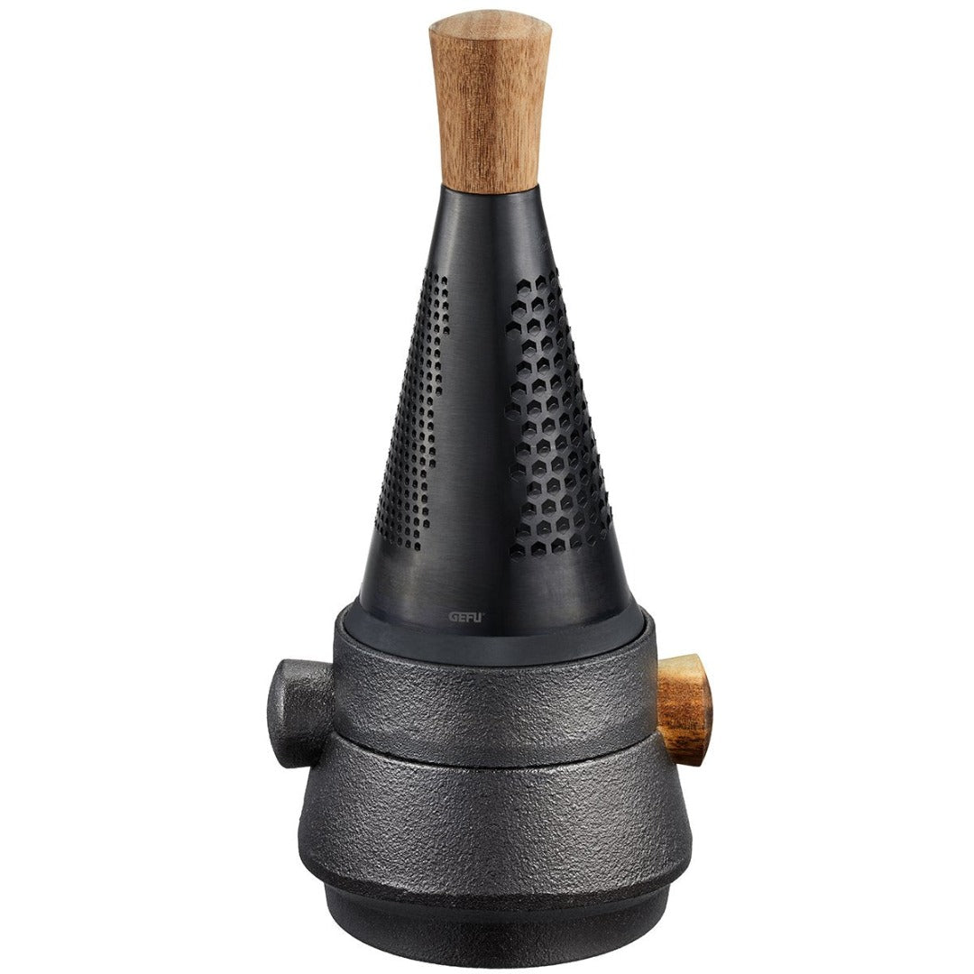 Čuguna piesta ar rīvi - dāvanu komplekts GEFU X-PLOSION® SPICE TOWER