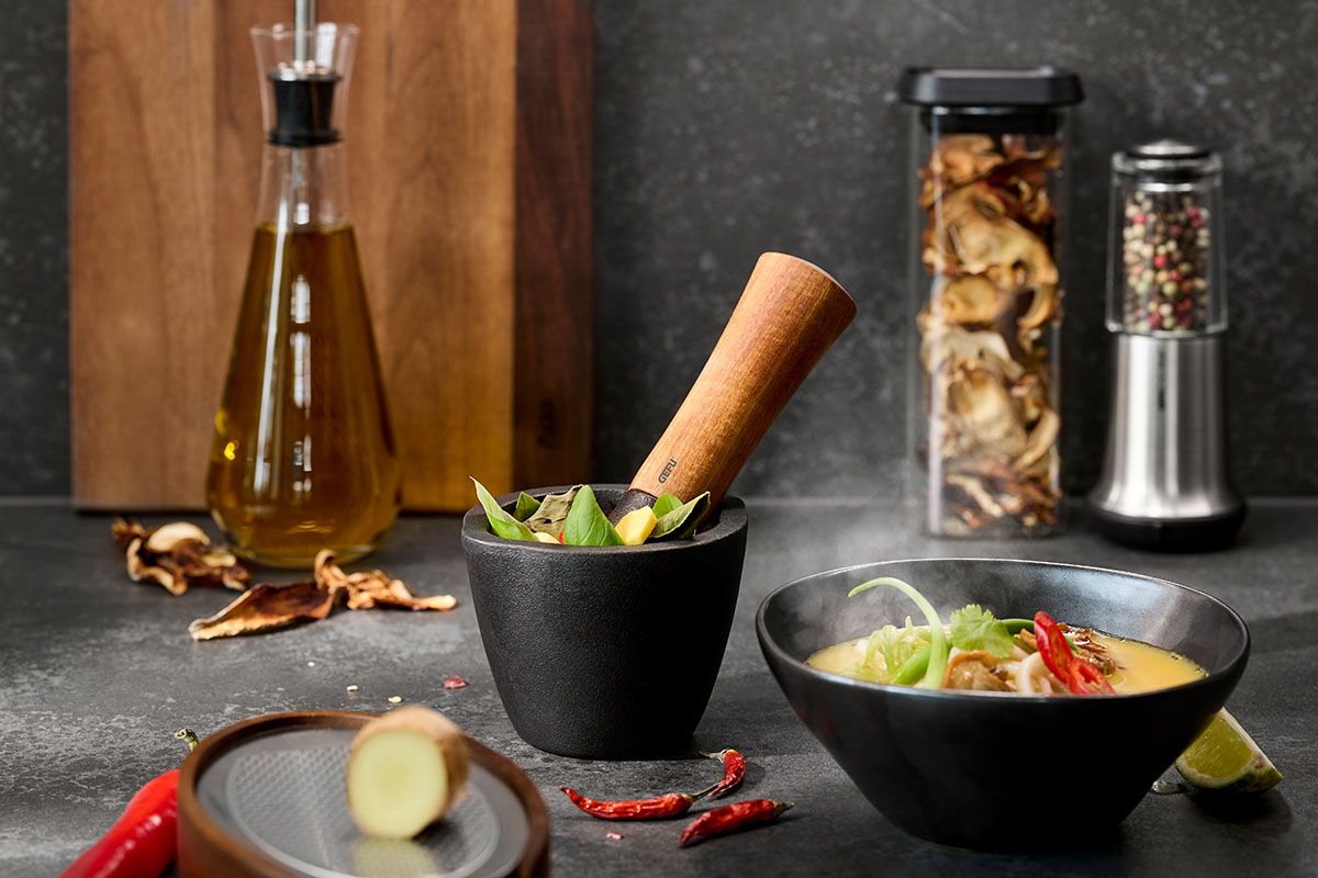 Čuguna piesta ar stampiņu GEFU X-PLOSION® mini