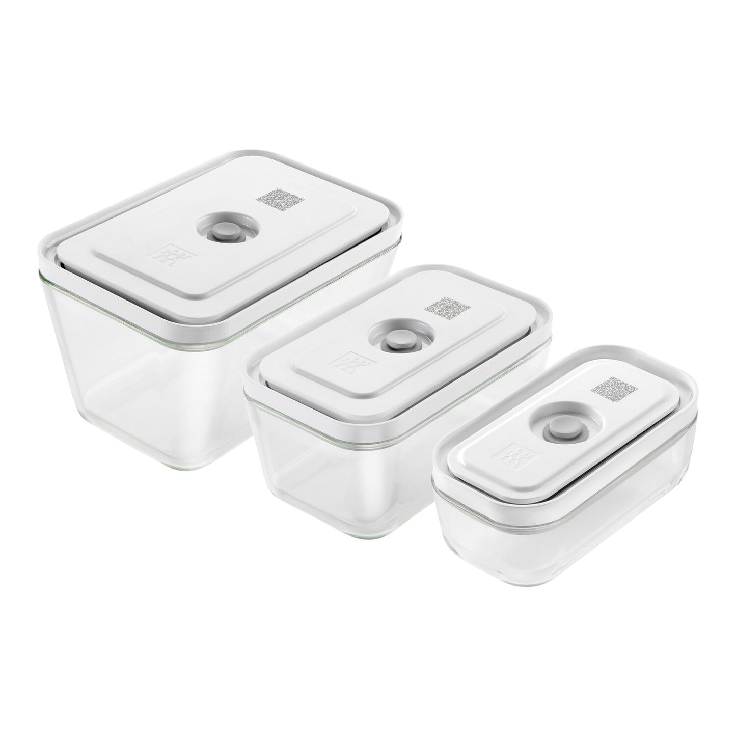 Stikla vakuuma trauku komplekts ZWILLING FRESH & SAVE 3pr. Stikla vakuuma trauku komplekts ZWILLING FRESH & SAVE 3pr.