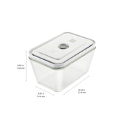 Stikla vakuuma trauku komplekts ZWILLING FRESH & SAVE 3pr.