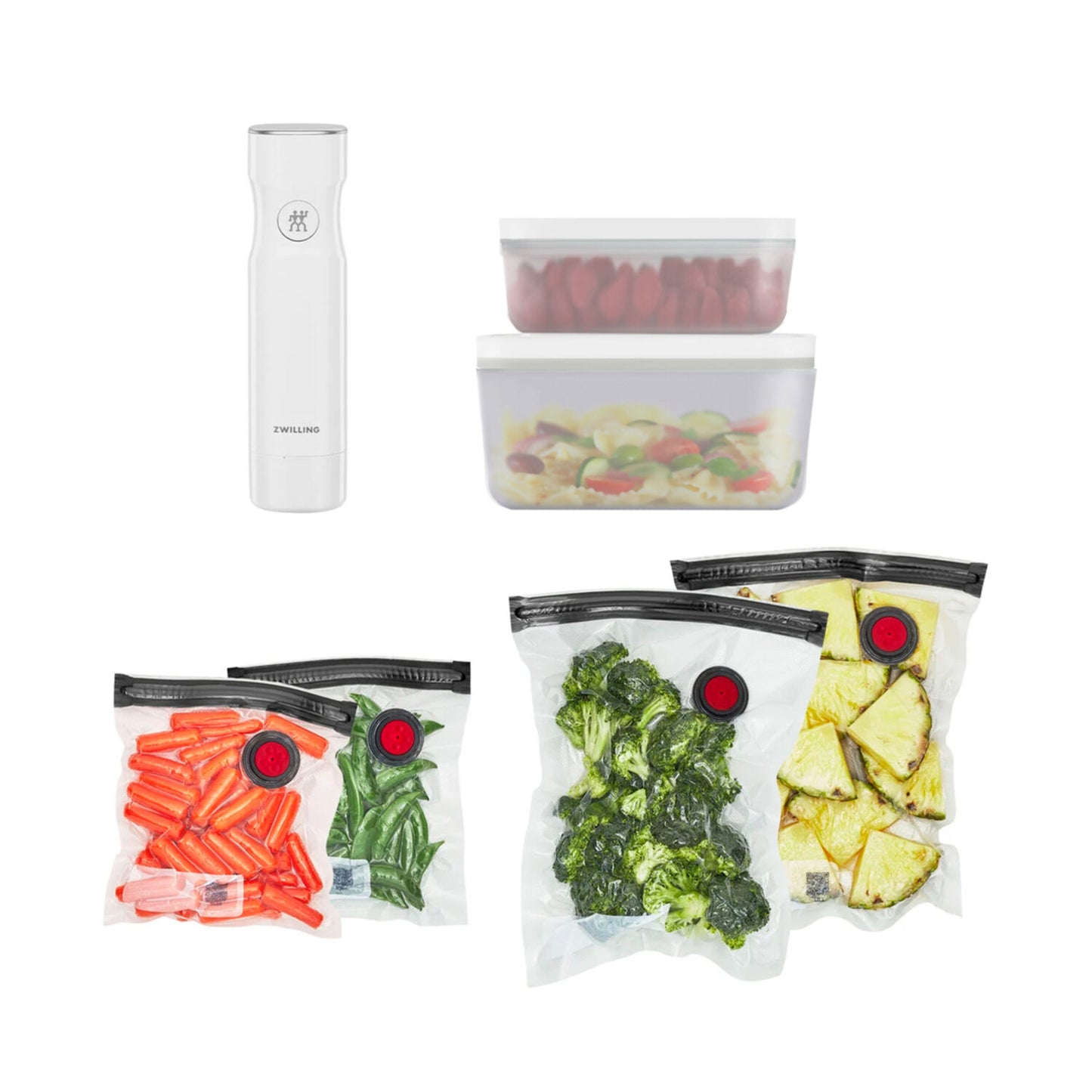 Vakuuma iepakošanas ierīces starta komplekts ZWILLING FRESH & SAVE S/M Starter plastmasas Vakuuma iepakošanas ierīces starta komplekts ZWILLING FRESH & SAVE S/M Starter plastmasas