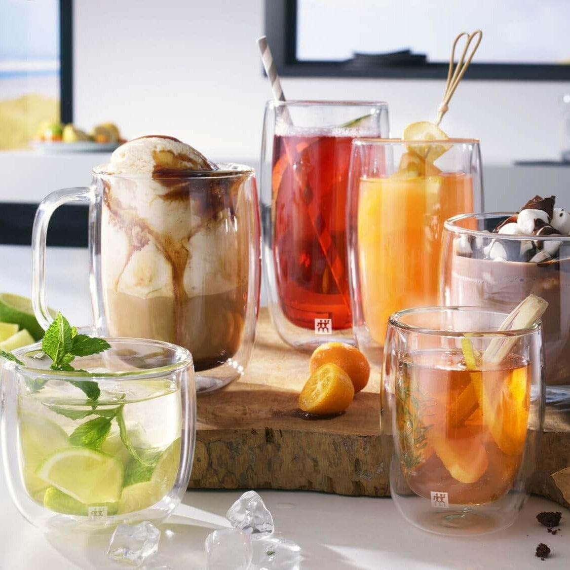 Dubultsienu stikla glāzes Zwilling Sorrento 474ml, 2 gab.