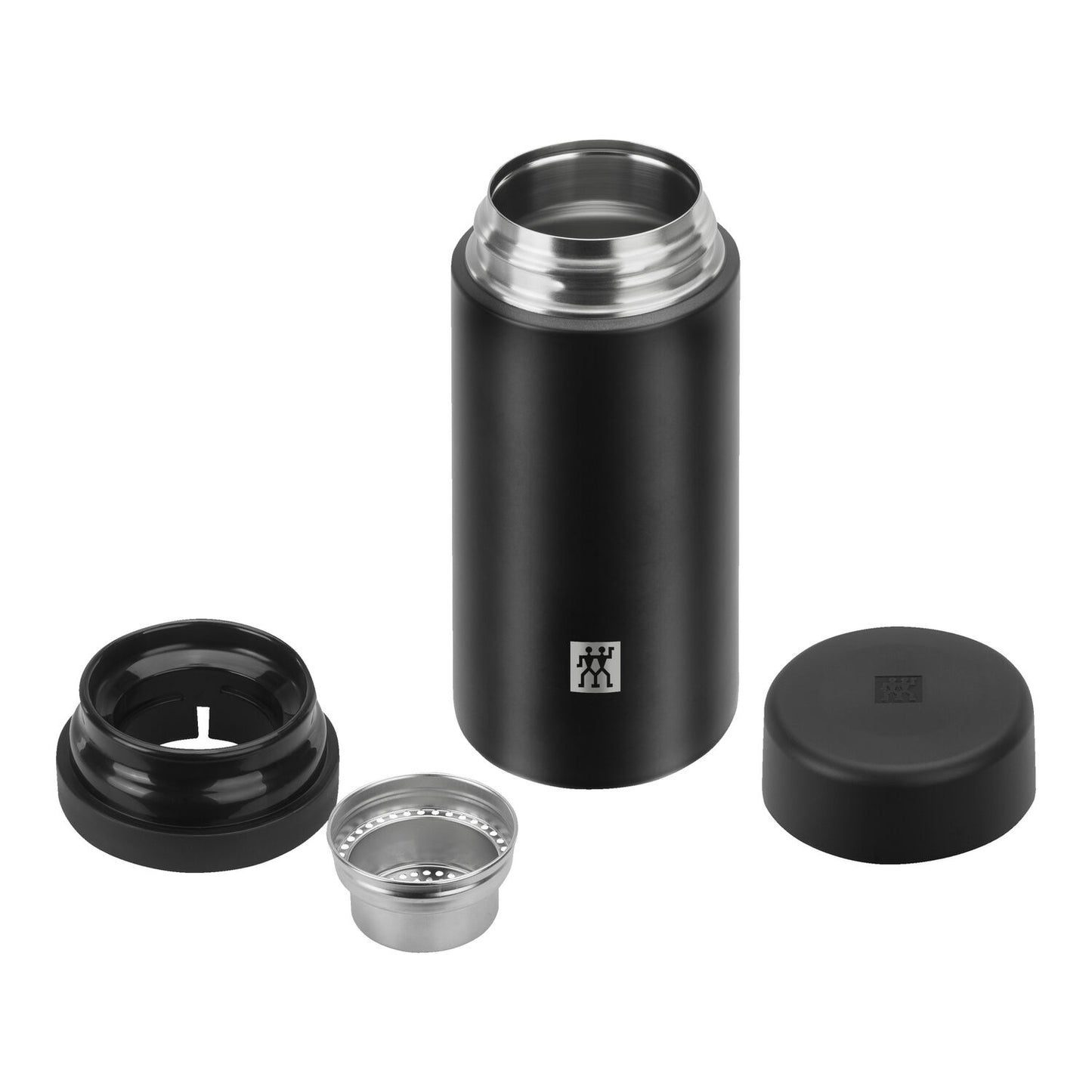 Termokrūze ar izņemamu tējas sietiņu ZWILLING THERMO 420ml melna Termokrūze ar izņemamu tējas sietiņu ZWILLING THERMO 420ml melna