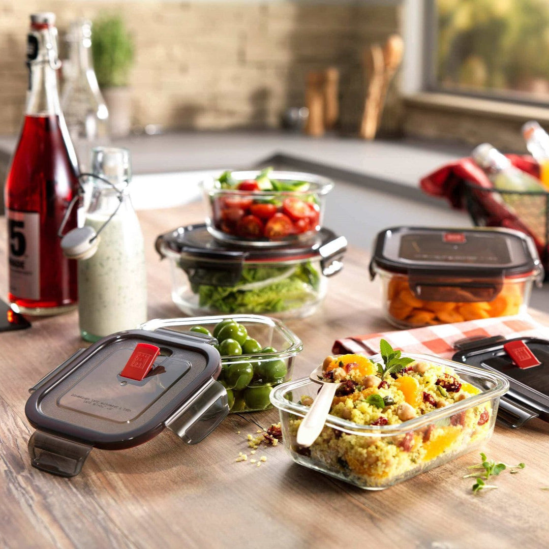 Apaļš stikla trauks pārtikas uzglabāšanai Zwilling Gusto 0.6L