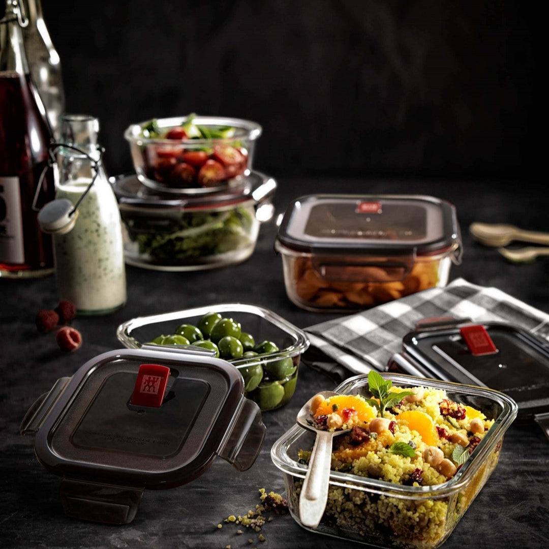 Apaļš stikla trauks pārtikas uzglabāšanai Zwilling Gusto 1.3L