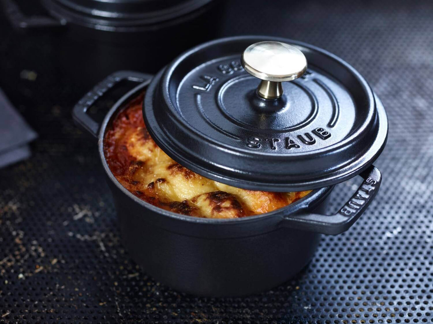 Čuguna katls STAUB La Cocotte Mini 10cm 250ml, melns