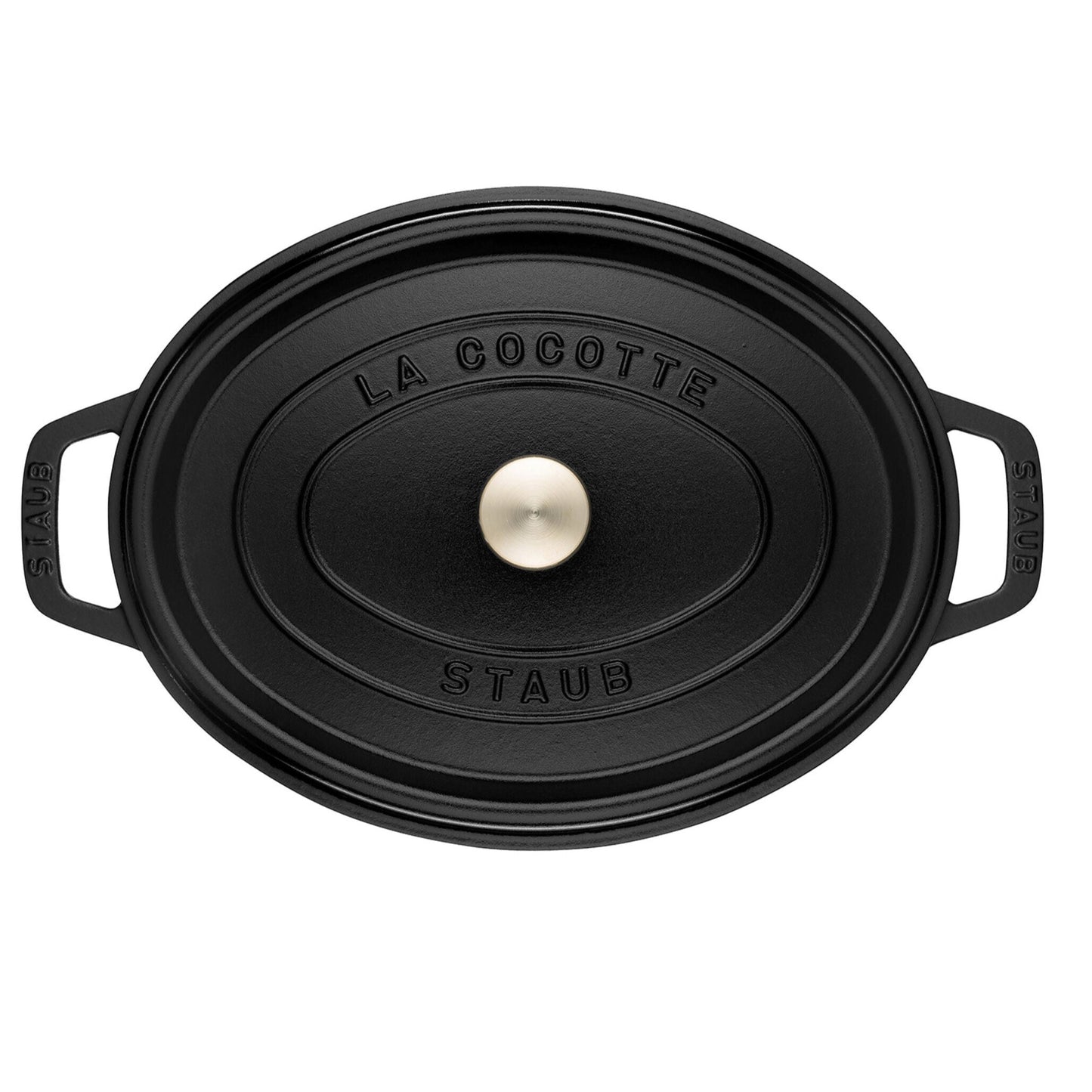 Ovāls čuguna katls STAUB LA COCOTTE 2.35L, melns