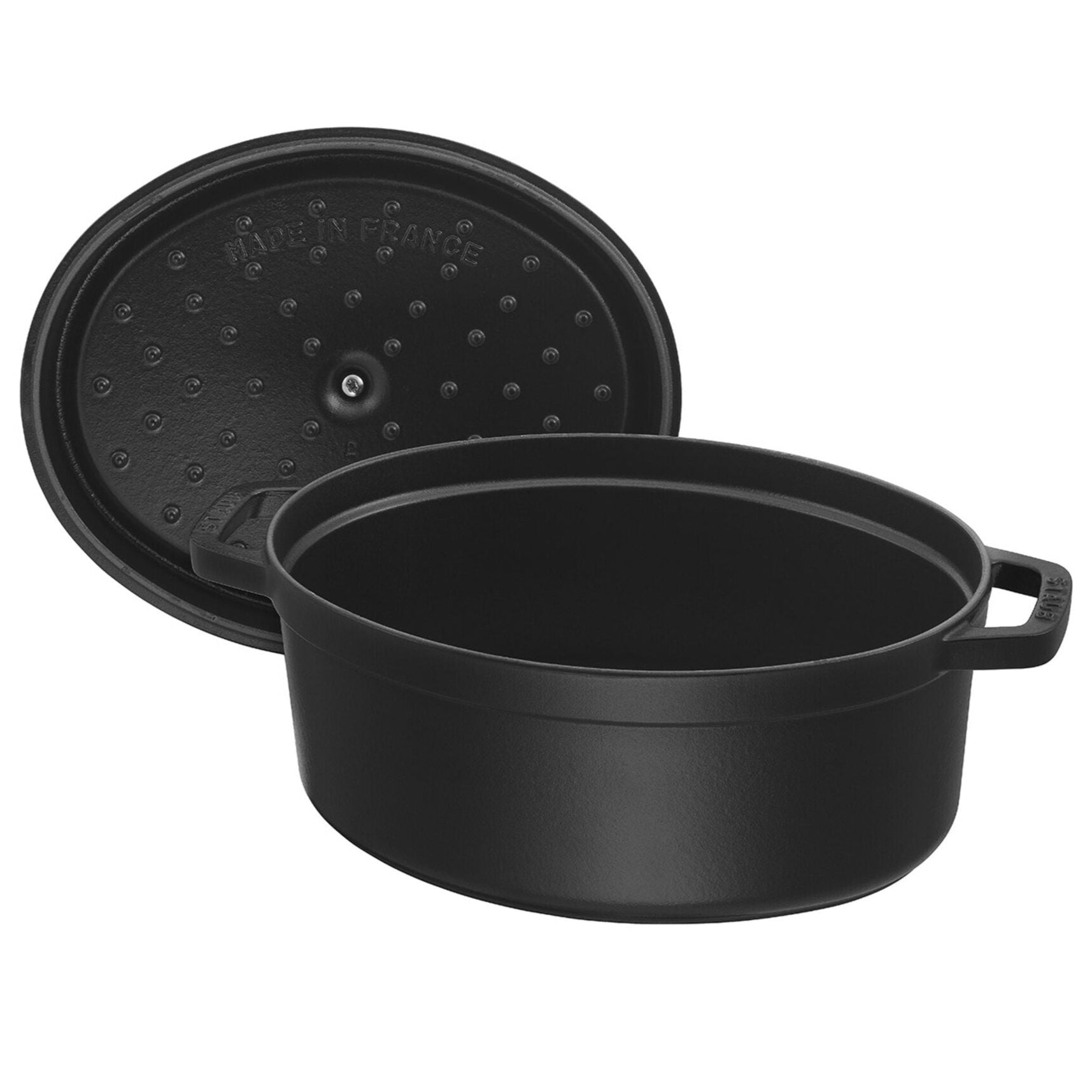 Ovāls čuguna katls STAUB LA COCOTTE 2.35L, melns