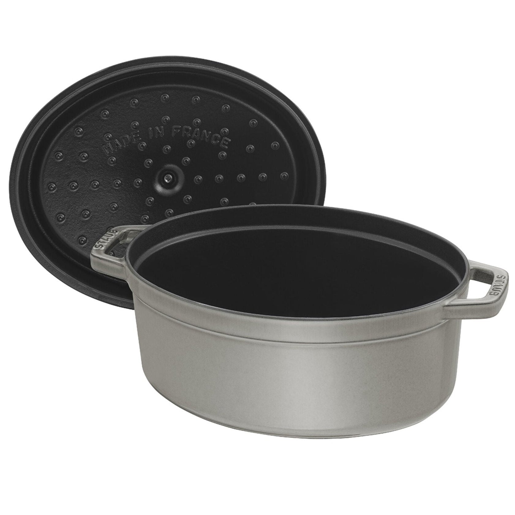 Ovāls čuguna katls STAUB LA COCOTTE 2.35L, pelēks