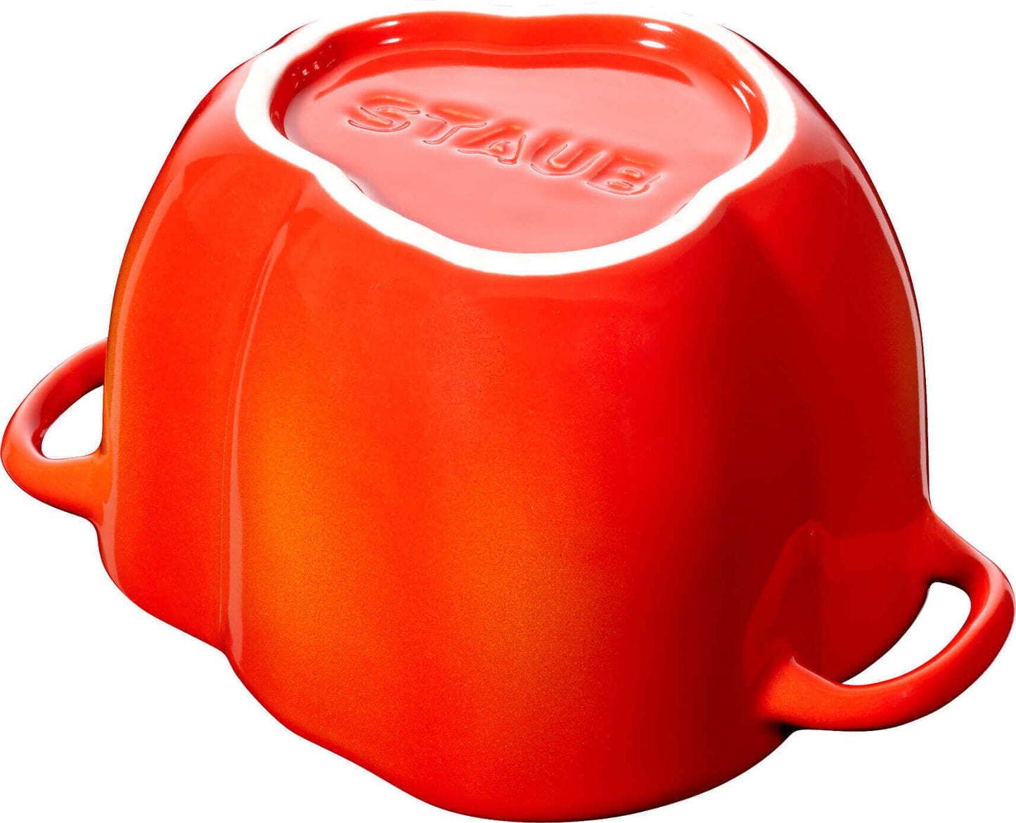 Keramikas cocotte STAUB Ceramique Paprika 450 ml, sarkana