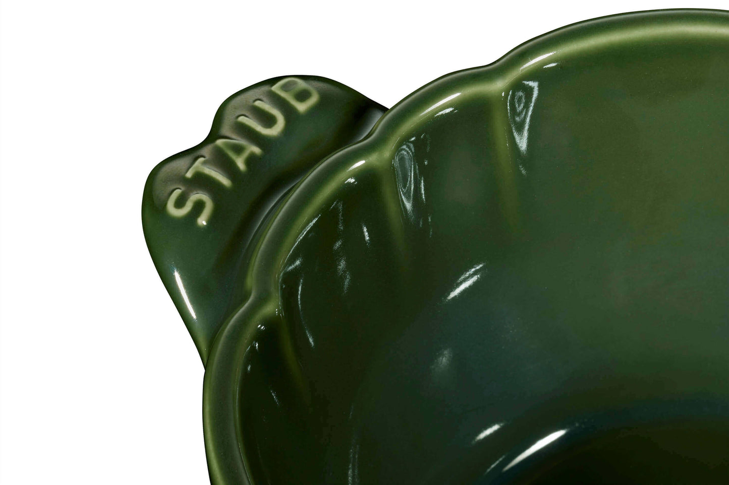 Keramikas cepeškrāsns katls STAUB Ceramique Artišoks 450 ml, zaļa