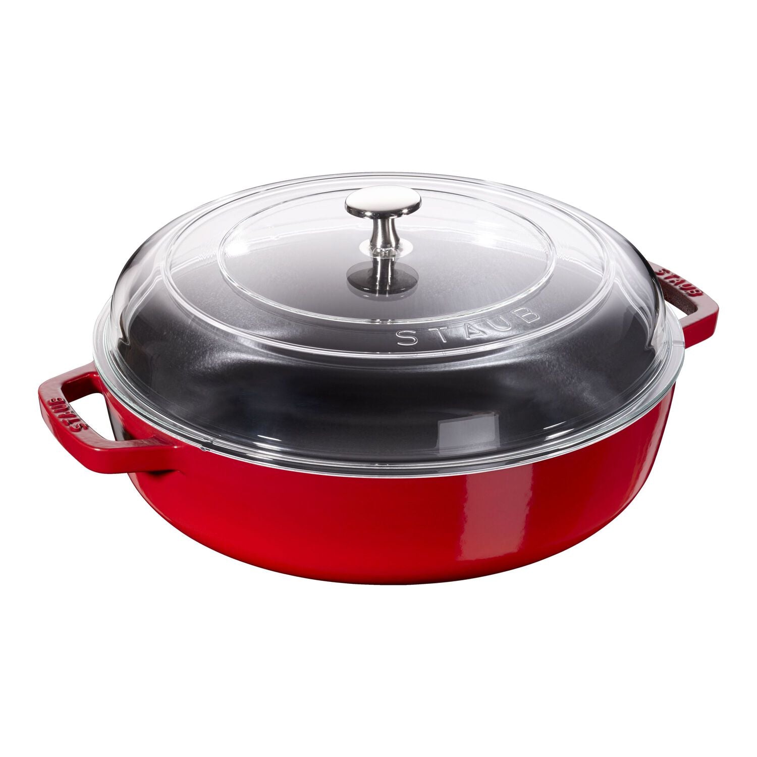 Čuguna šmorpanna STAUB Braisers 28 cm ar vāku