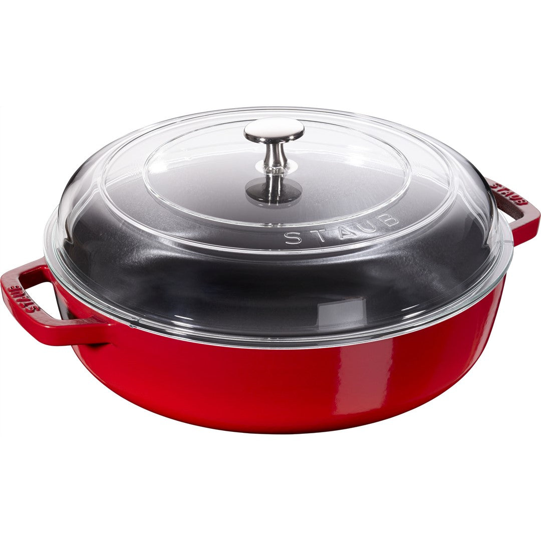 Čuguna šmorpanna STAUB Braisers 24cm ar vāku