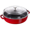 Čuguna šmorpanna STAUB Braisers 24cm ar vāku