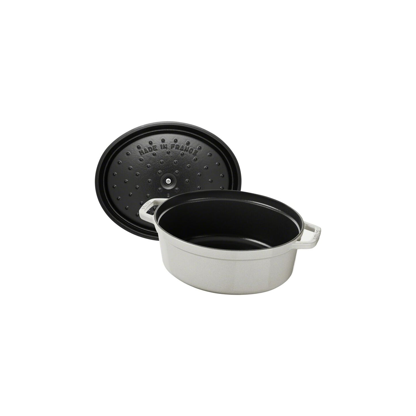 Ovāls čuguna katls STAUB LA COCOTTE balts Ovāls čuguna katls STAUB LA COCOTTE balts