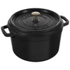 Čuguna katls ar vāku STAUB LA COCOTTE 24cm 4.8L, augsts