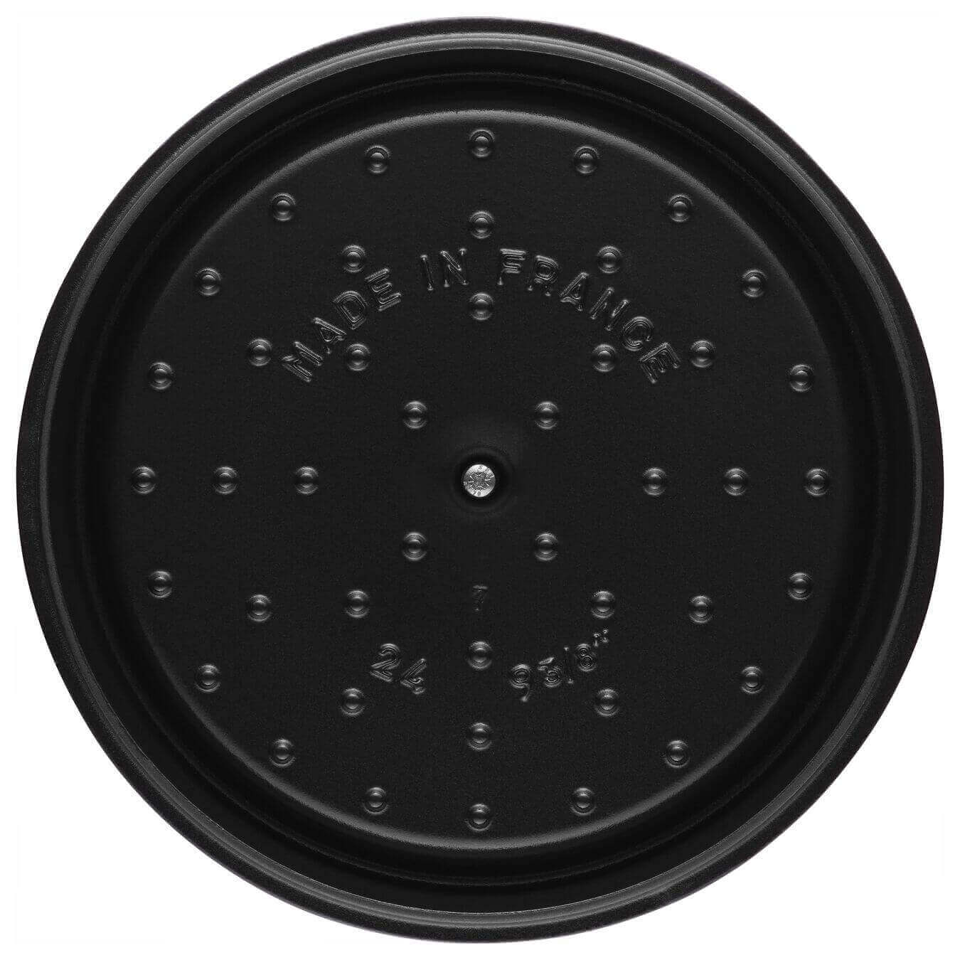 Čuguna katls ar vāku STAUB LA COCOTTE 24cm 4.8L, augsts