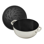 Emaljēts čuguna katls 24cm STAUB La Cocotte Duch Oven Snowflake 3.6L balts