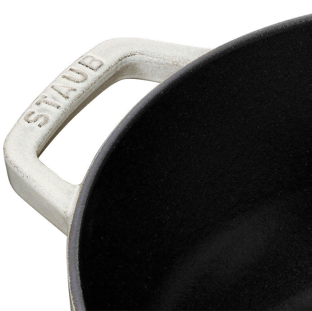 Emaljēts čuguna katls 24cm STAUB La Cocotte Duch Oven Snowflake 3.6L balts