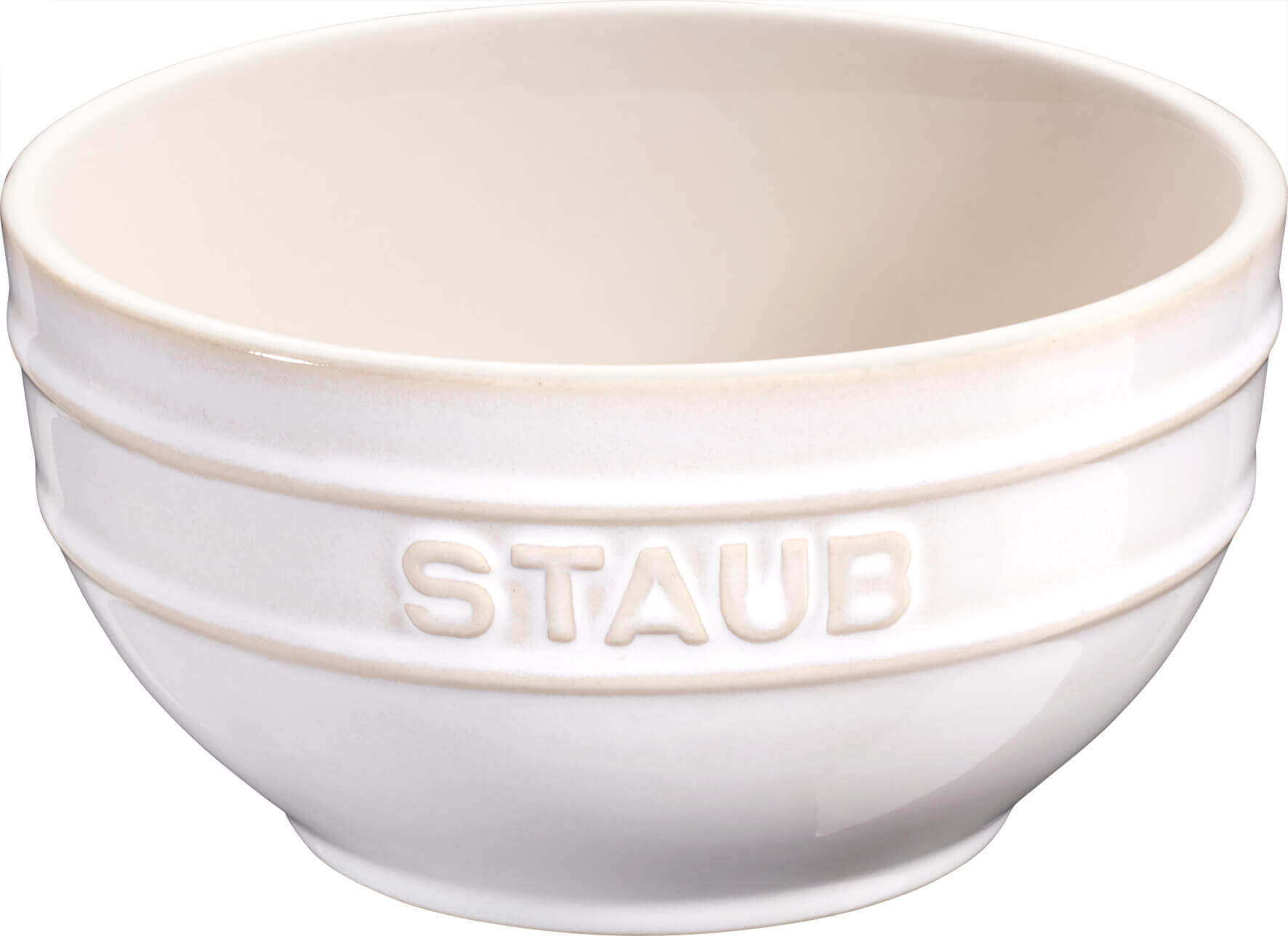 Keramikas bļodiņas STAUB Ceramique 14 cm, 0.7L, 4gab., ziloņkaula baltas