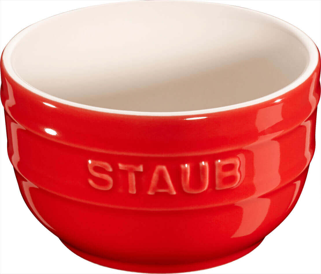 Creme Brulee trauciņi STAUB Ceramique 9cm, 4gab. sarkani