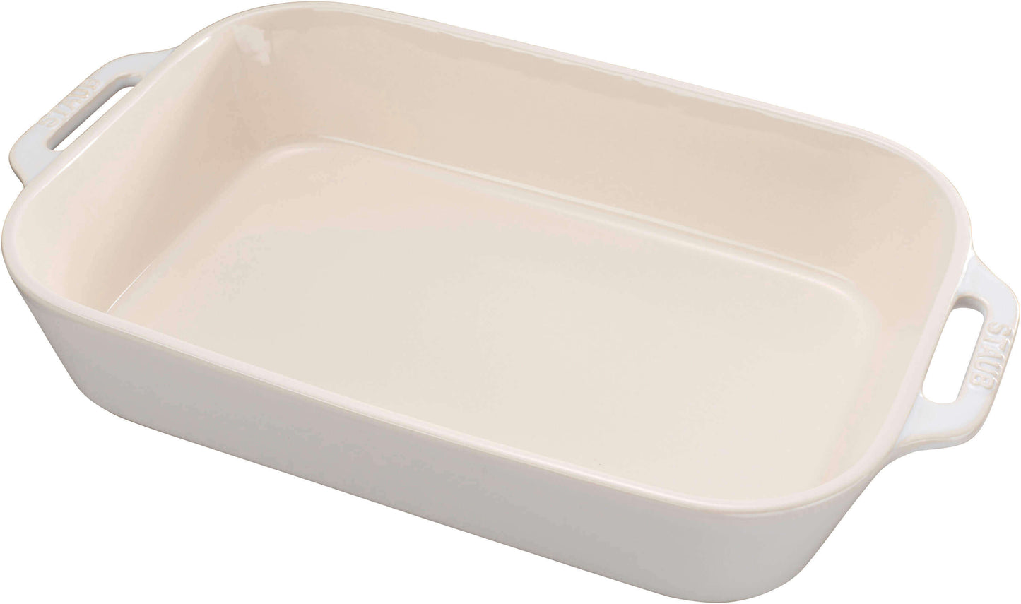 Keramikas cepeškrāsns trauki STAUB Ceramique, 3gab., balti Keramikas cepeškrāsns trauki STAUB Ceramique, 3gab., balti