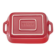 Taisnstūrveida cepeškrāsns trauks 34 x 24 cm STAUB Ceramique 4.5L, keramikas