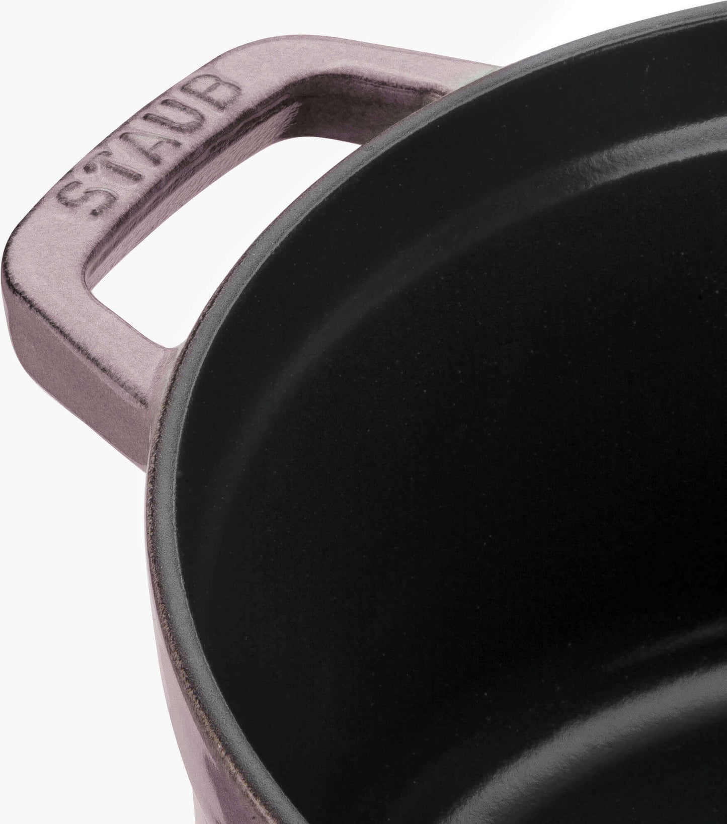 Emaljēts čuguna katls ar vāku Staub 24cm 3,8L Cocotte, sakuras rozā