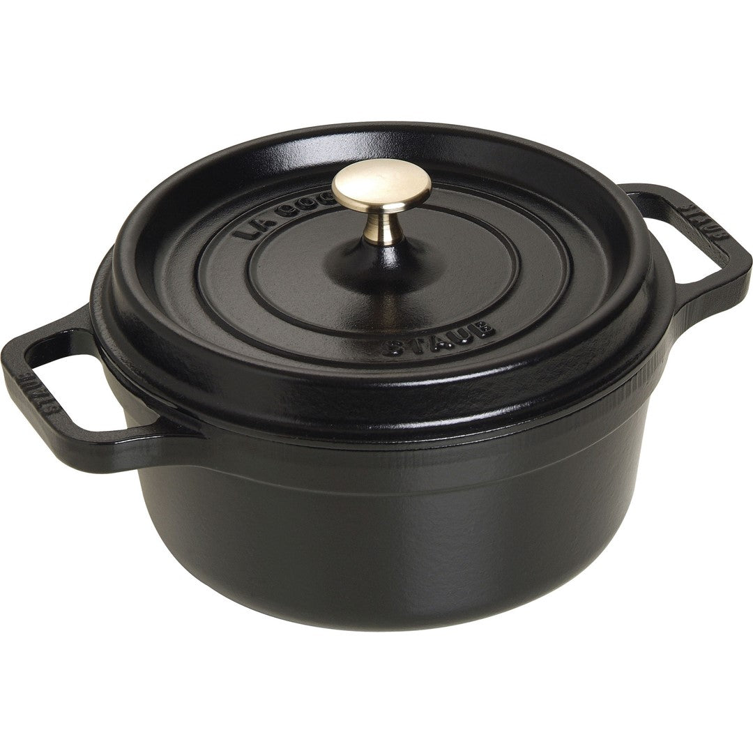 Čuguna katls STAUB LA COCOTTE 22cm 2.6L, melns