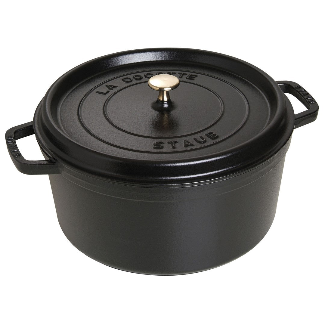 Čuguna katls STAUB LA COCOTTE 30cm 8.35 L, melns