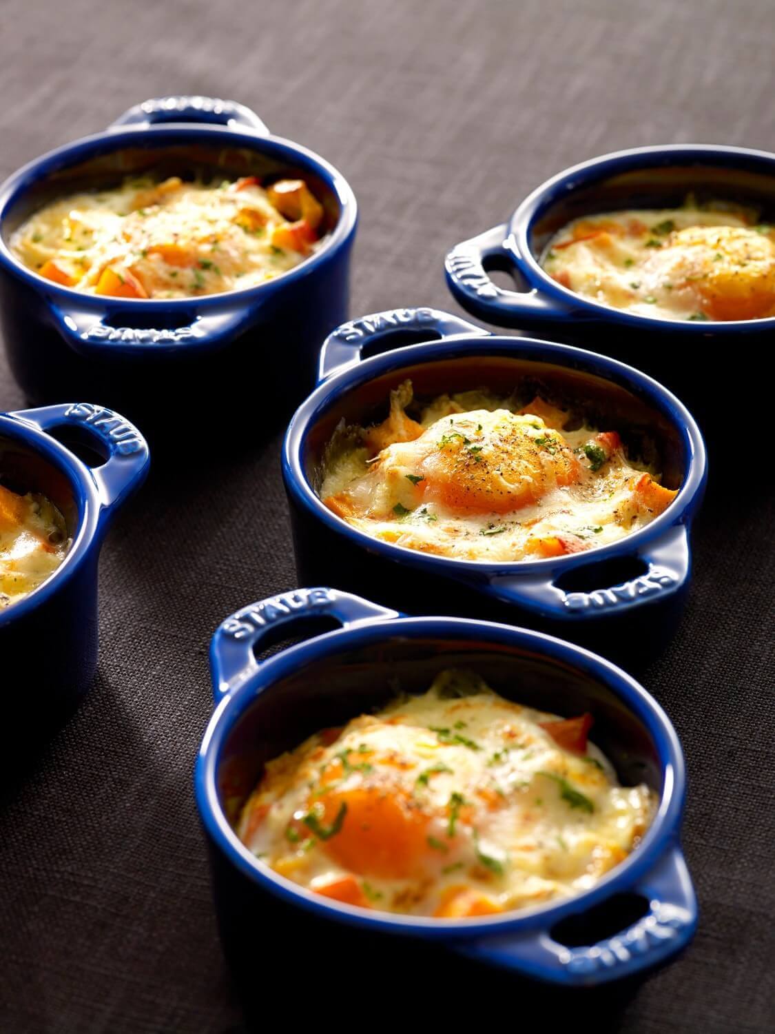 Mini cocotte STAUB Ceramique 200ml, zila