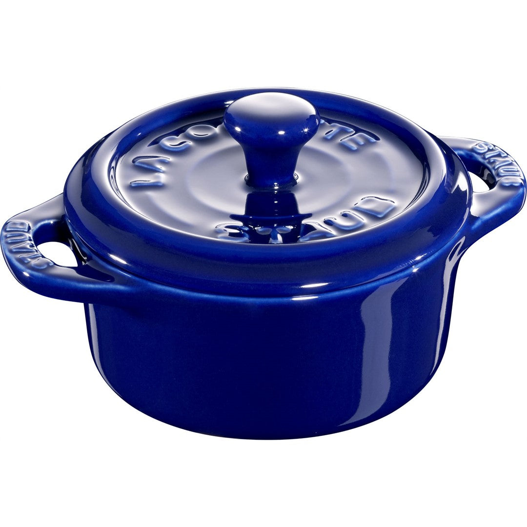 Mini cocotte STAUB Ceramique 200ml, zila
