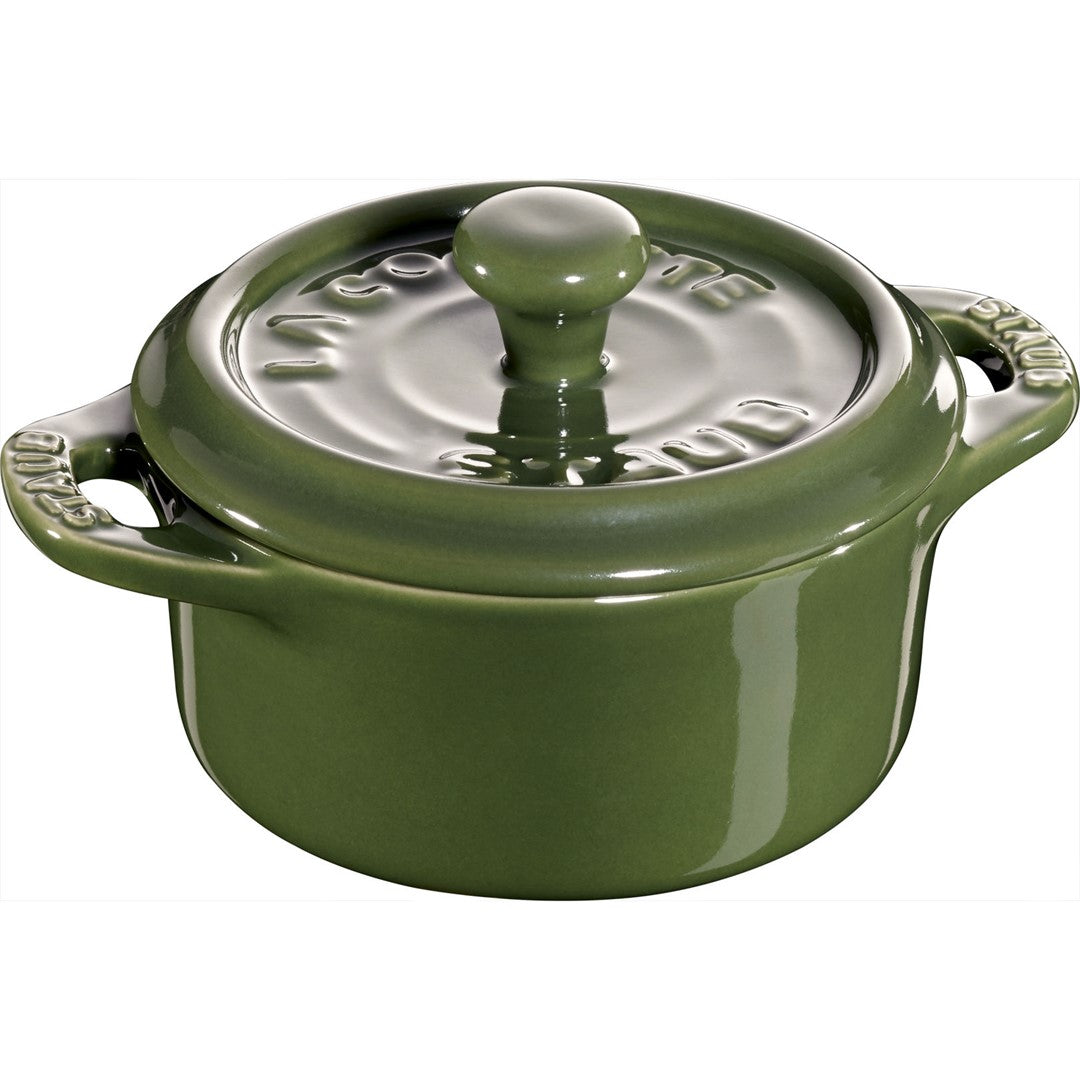 Mini cocotte STAUB Ceramique 200ml, zaļa