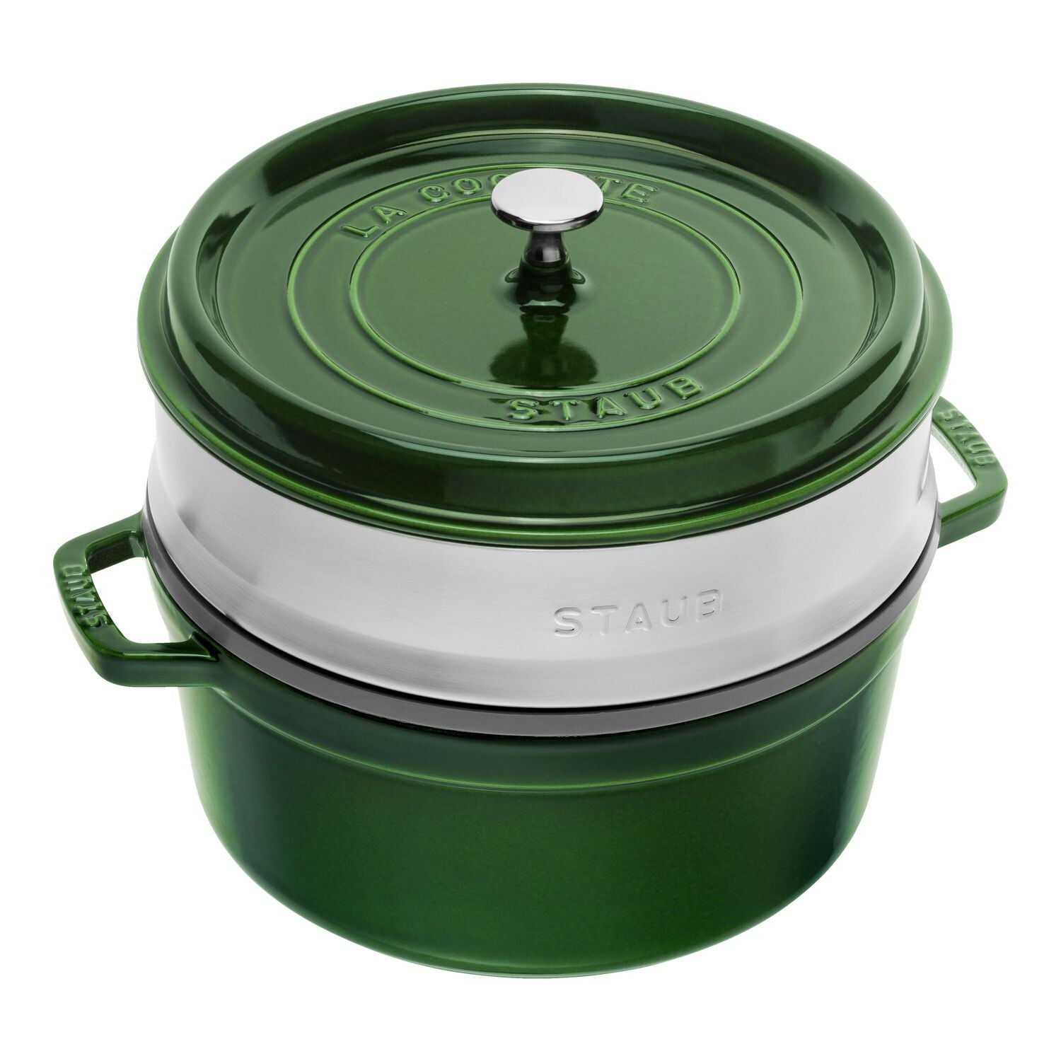 Čuguna katls - kokote 5.25L STAUB LA COCOTTE 26cm, ar tvaicēšanas sietu